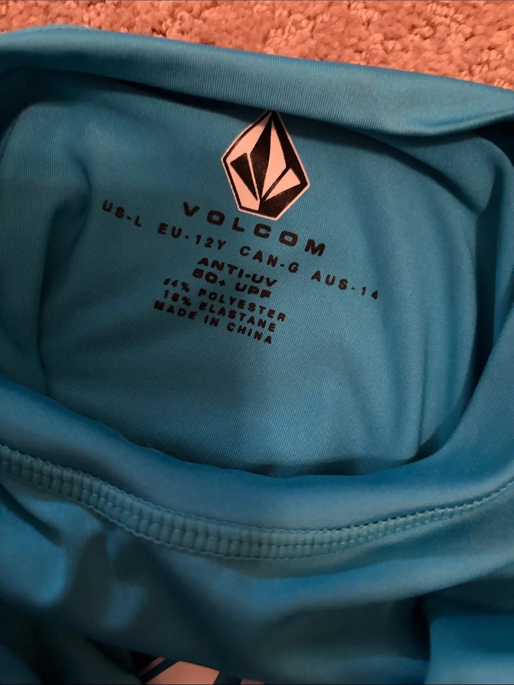 Boys Volcom rash guard